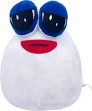 Happy Trendz® Pou - Kawaii Alien Knuffel - 22cm - Wit/White - Pluche