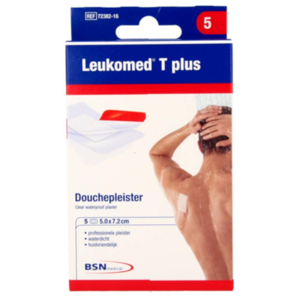 Leukomed T Plus Skin Sensitive 7,2x5cm 5 stuks