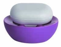 Spirella Bowl Rubber 10.15326 Zeepbakje Zeephouder, Dolomiet, Grape