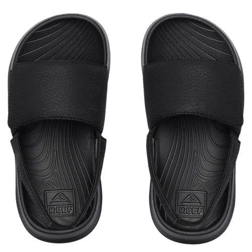 Reef slippers met hielbandje zwart