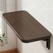 Bureau mural pliable pour espaces compacts, 20 x 120 cm