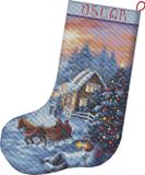 Leti Stitch Borduurpakket LETI 8011 Christmas Eve Stocking