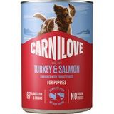 Carnilove Carnilove Can Paté Puppy - Kalkoen & Zalm - 6 x 400 g