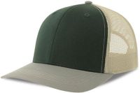 Atlantis Headwear Sonic-S Cap AT683 - Bottle Green/Grey/Stone - One size