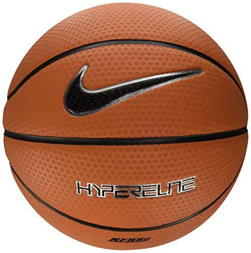 Nike Hyper Elite 8P basketbal, amber/zwart/metallic zilver, 7