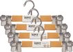 Kipit Hangers - Set van 12 stuks - Lichtbruin - 28 cm