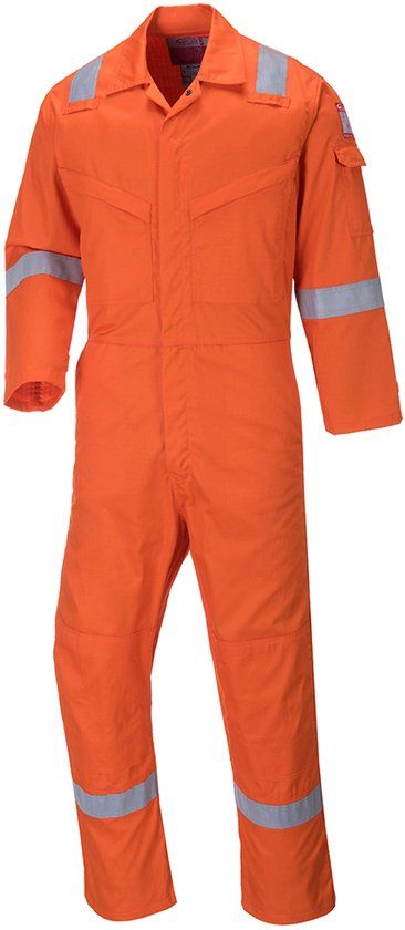Portwest Aberdeen Vlamvertragende Antistatische Overall FF50 - Oranje - 52