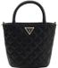 GUESS Giully II Mini Tote Black beige schoudertas