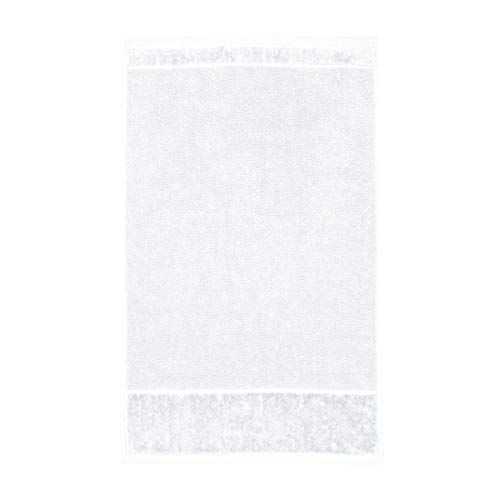 Möve Bamboo Luxe gastendoekje - 30 x 50 cm - Sneeuw