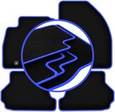 CARLUX-BLUE automatten voor Ford Focus MK2 cabriolet (2006-2010)
