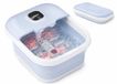 Alpina Voetmassage Apparaat 8L 500W – Opvouwbaar Voetbad met Verwarming & Bubbels – Voetmassage Bad met Massage Rollers & Puimsteen – Spa Voetenbad voor Ontspanning, Relax & Rust – Lichtblauw