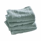 LOBERON Handdoek set van 4 Bourogne petrol