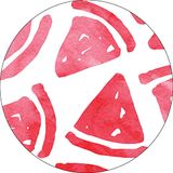 Bonateks Ronde digitaal bedrukte muismat, antislip onderkant, voor kantoor en thuis, diameter: 22 cm