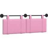 Tête de lit rose 130 x 55 x 5 cm tissu