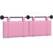 Tête de lit rose 130 x 55 x 5 cm tissu