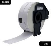DULA Brother Compatible DK-11201 - Étiquette d'adresse standard - 1 rouleau - 29 x 90 mm - 400 étiquettes par rouleau - Noir sur blanc - Papier