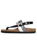 Bayton Sandalen met riem 'Lajas' zwart / zilver