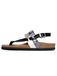 Bayton Sandalen met riem 'Lajas' zwart / zilver