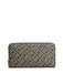 Tommy Hilfiger Portemonnaie TH ICON LRG ZA MONO PRINT, femme portefeuille, portefeuille avec TH-imprimé intégral