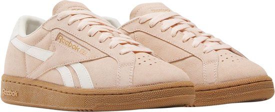 Reebok Club C Grounds UK Sneakers Dames Lichtroze - Wit