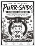 The Art of Purr-shido: A Monochrome Coloring Journey