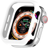 By Qubix Qubix - Hard case 42mm (open front) - Wit - Geschikt voor Apple Watch 42mm (series 10)