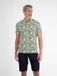 LERROS Zomers poloshirt met trendy bloemenprint, Maat: L, Kleur: LEMON WATER