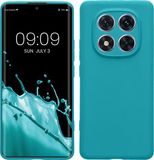kwmobile telefoonhoesje geschikt voor Xiaomi Redmi Note 14 Pro 5G / Poco X7 - Hoesje voor smartphone - Precisie camera uitsnede - In mat petrol