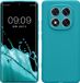kwmobile hoesje geschikt voor Xiaomi Redmi Note 14 Pro 5G / Poco X7 - Hoesje voor smartphone - Precisie camera uitsnede - In mat petrol