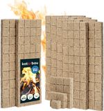 KOTARBAU® 400 Stuks Aanmaakblokjes voor Open Haard, Houtwol, 25x8x13 cm, Aanmaakwokkels, Aanmaakblokjes voor Houtkachel, BBQ Open Haard