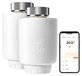 Set de 2 thermostats de radiateur sans fil, avec contrôle par application et vocal, programmable