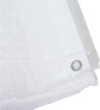 Benson Afdekzeil - Wit - 3 x 5 m - Met Bevestigingsogen