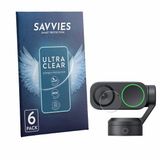 Savvies Screenprotector voor Insta360 Link 2 (Lens) - Folie Beschermfolie transparant 6 Stuks