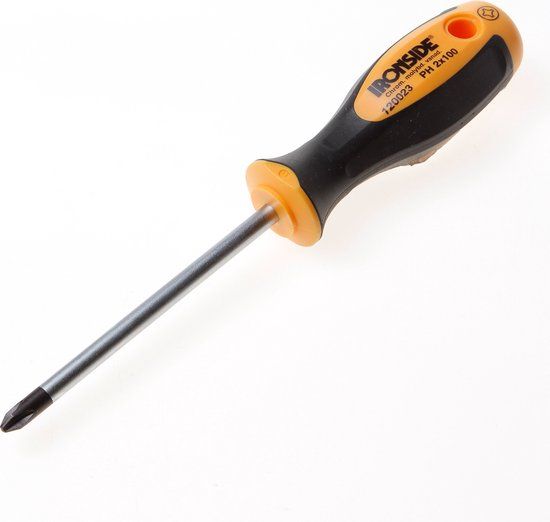 Ironside Schroevendraaier PH2 - Wit - Kunststof