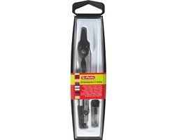 Herlitz passerkoffer, 2-delig, zwart