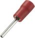 TRU COMPONENTS 739205 Stiftkabelschoen Rood 100 stuk(s)
