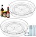 Unyqoos® Set de 2 organisateurs pivotants pour le rangement de la cuisine et de la salle de bain