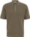 WE Fashion Heren regular fit polo met structuur