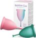 Rainbowcup Cup Menstruatiecups van medische siliconen, zachte menstruatiecups met variabele kleur, maat 2, Made in Italy, 2 stuks