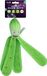 Dog Comets Alien Octo - 28 cm - Jouet pour chien - Flottant - Toile solide - Avec couineur - Tentacules bruissants - M - Vert
