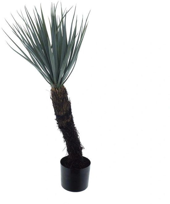 Buitengewoon Boet Kunstplant Yucca Rostrata Cuba in Pot Groen - 90 cm