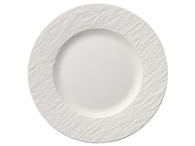 Villeroy & Boch Manufacture Rock - Bord - 22 cm - Wit - 6 stuks