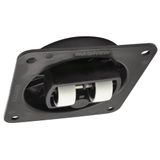 WAGNER Soft zwenkwiel/boorrol ROLLER-MINI MAX - diameter Ø 21 mm, behuizing kunststof zwart 85 x 100 - Ø 85 x 19/21 mm, metalen stift, draagkracht 50 kg - Made in Germany - 01708501