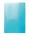 HERMA 19612 notitieboekomslagen, A5, transparant, turquoise, 10 stuks