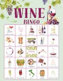 Wine Bingo Wine Tasting Party Games
