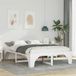 Maison Exclusive - Cadre de lit, blanc, 150 x 200 cm, en bois de pin massif