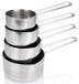 Couteau de cuisine set - 4 pièces - Acier - Argenté