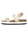 Bayton Almeria Sandalen met riem beige / goud