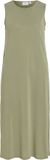 VILA Vimodala O-hals S/L midi-jurk - Noos Vimodala Noos midi-jurk met ronde hals S/L dames (1 stuk), Olijfgroen, M