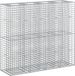 vidaXL Gabionen verhoogde border, 2 stuks, 170 x 50 x 150 cm, verzinkt staal
